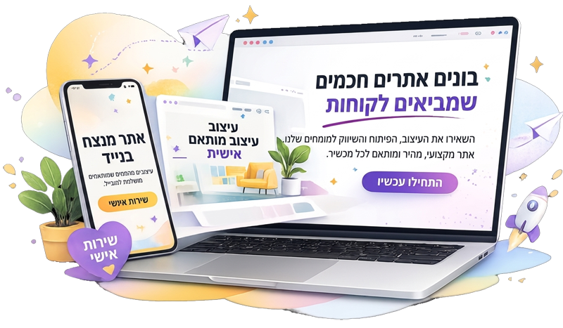 בניית אתרים לכל מטרה
